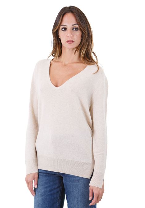 Maglia scollo a V in cashmere NOT SHY | Maglie | LEOPOLDINE-4501046CBC